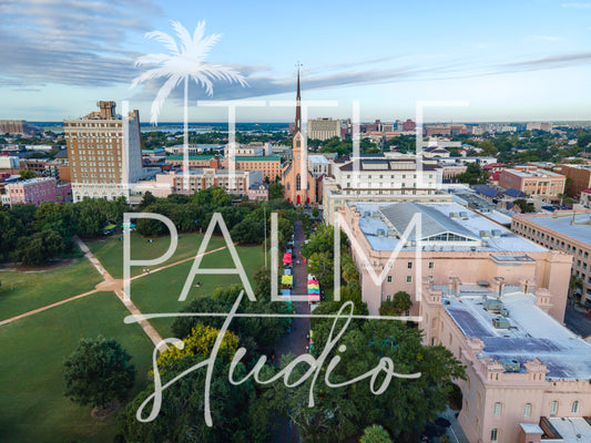 Marion Square Farmer's Market Drone 1